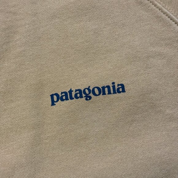 *NWOT Patagonia Men's P-6 Logo Organic Crew Sweatshirt - Brown - Picture 5 of 9